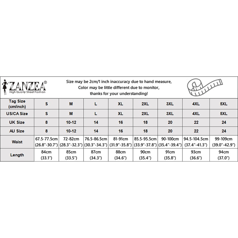 Zanzea Chân Váy Cotton Lưng Cao Có Túi Bên Hông Thời Trang Hàn Quốc Cho Nữ