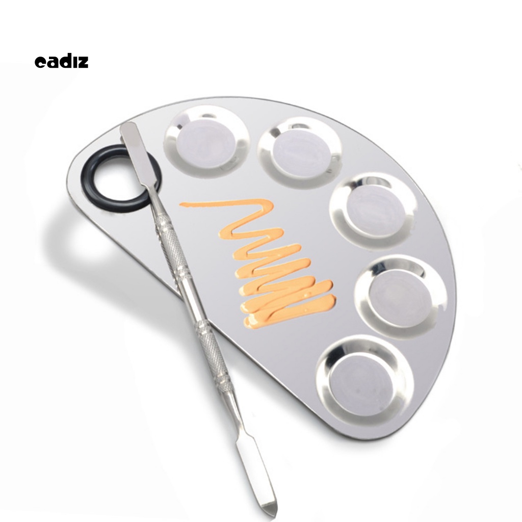 Bảng Trộn Màu Trang Điểm Bằng Thép Không Gỉ Nhiều Hình Dạng Đa Năng