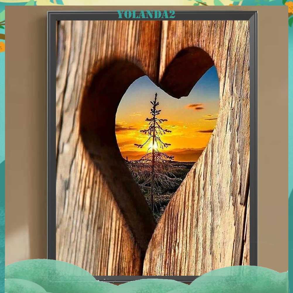 Tranh Đính Đá Kim Cương Toàn Bộ 5D DIY Hình Vẽ Phong Cảnh Trang Trí Nhà Cửa