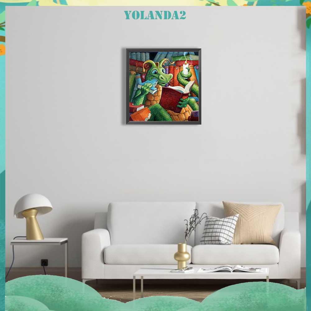 Tranh Đính Đá Kim Cương Toàn Bộ 5D DIY Hình Vẽ Khủng Long