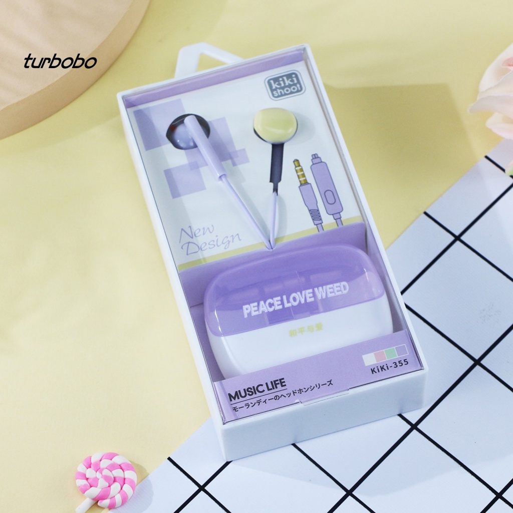 Tai Nghe Nhét Tai Có Dây HD Và Micro Âm Thanh Nổi 3.5mm Kiểu Hoạt Hình Dễ Thương Cho Bé