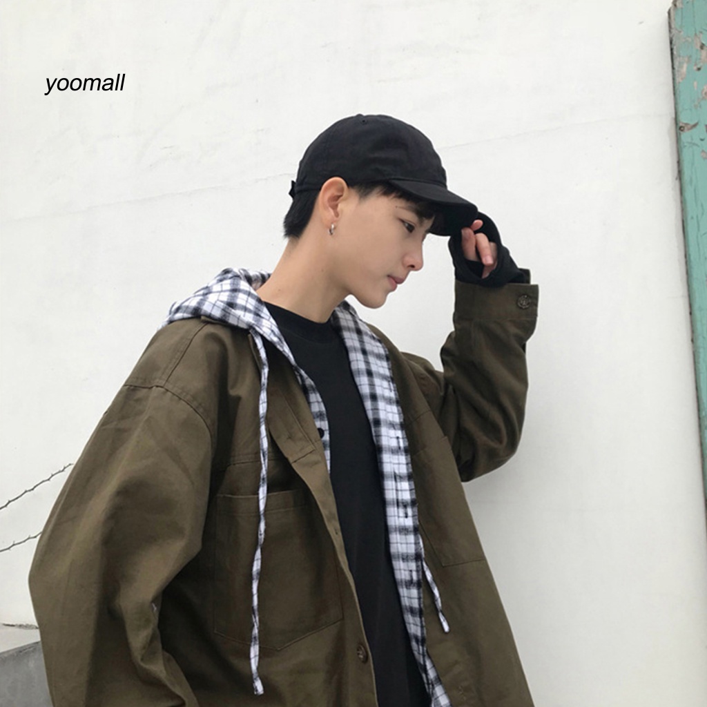 Mũ Lưỡi Trai Màu Trơn Chống Nắng Mềm Mại Thoáng Khí Có Vành Chống Trượt Có Thể Điều Chỉnh Cho Nam