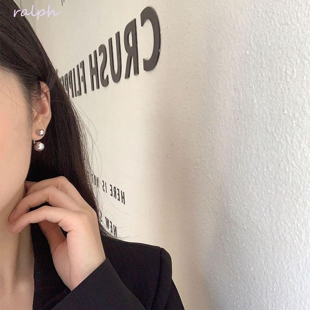 Bông Tai Hình Tròn Bằng Hợp Kim Thiết Kế Tinh Tế Thời Trang Sang Trọng Cho Nữ