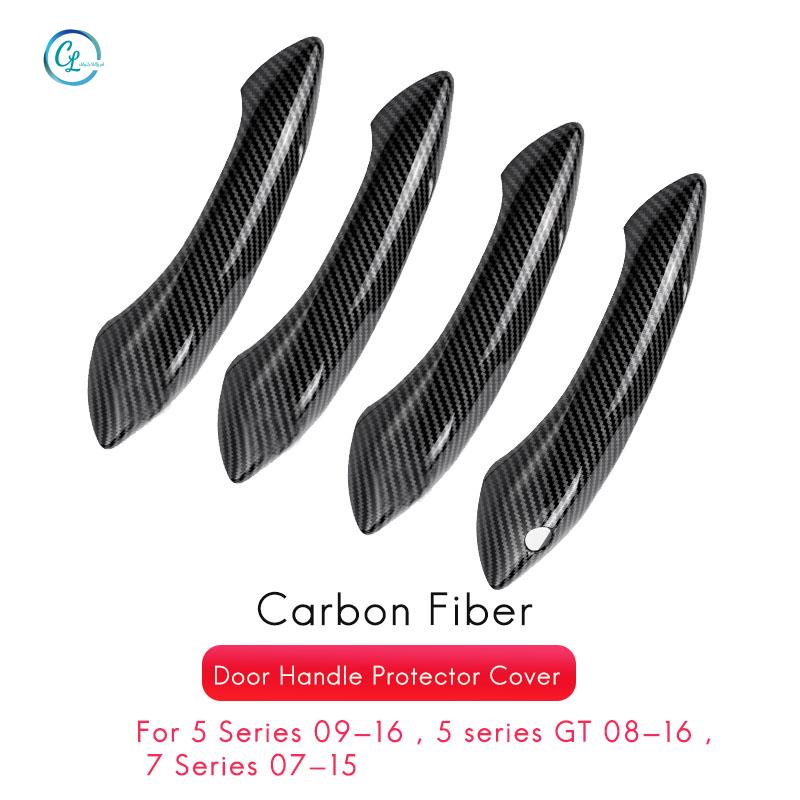 Vỏ Bọc Tay Nắm Cửa Bằng ABS Sợi Carbon Cho BMW 5 6 7 Series F07 F10 F11 F06 F12 F13 F01 F02