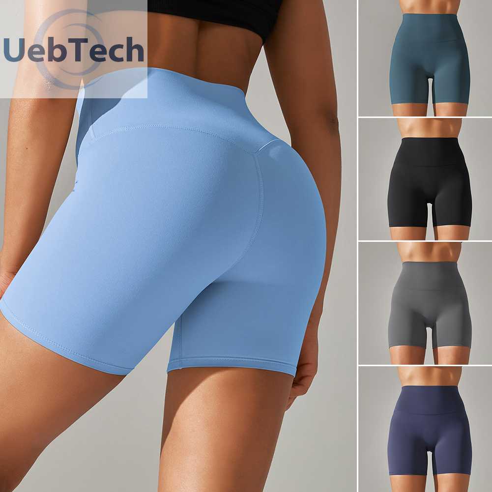 Quần Short Thể Thao Lưng Cao Chất Liệu Co Giãn Thoải Mái