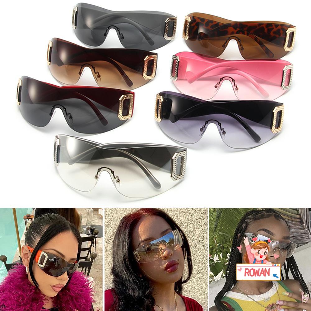 Kính Râm ROWANS Không Gọng Y2K Chống Tia Uv400S 2000S