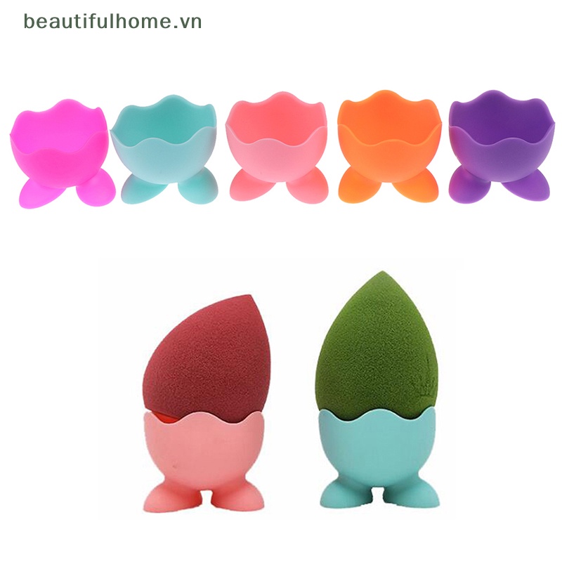 1 Mút Trang Điểm Silicone Hình Quả Bầu Tiện Dụng Khi Đi Du Lịch