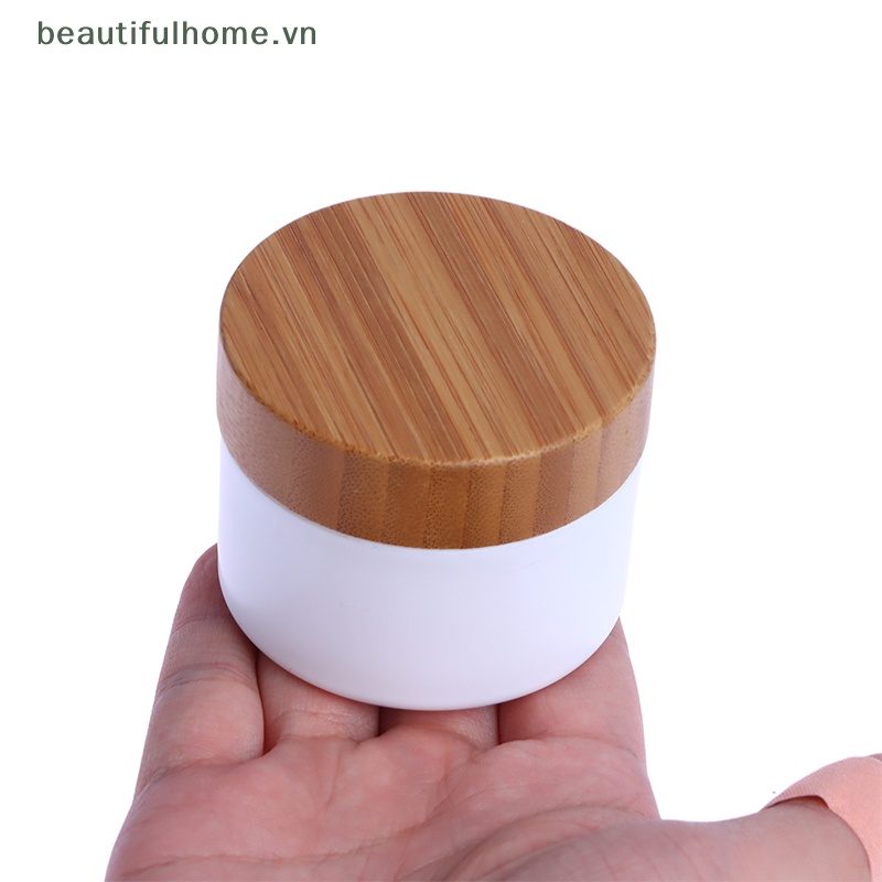 1 Hộp Rỗng Có Nắp Bằng Tre PP Chất Lượng Cao