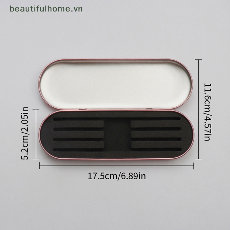 Hộp Thiếc Đựng Nhíp Lông Mi Giả Bảo Vệ Tinh Tế