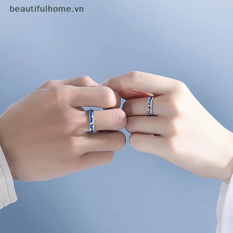 [beautifulhome] Nhẫn Mở Bằng Hợp Kim Hình Hoàng Tử Và Chú Cáo Nhỏ Thời Trang Có Thể Điều Chỉnh Làm Quà Tặng Cho Cặp Đôi
