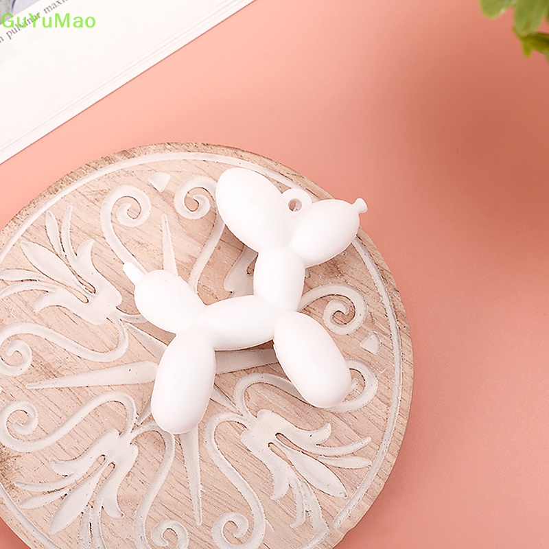 [cxGUYU] Móc Khóa Hình Chú Chó Bong Bóng Dễ Thương Thời Trang Cho Cặp Đôi / Móc Khóa / Túi Xách /