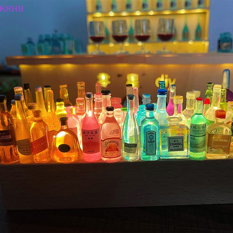 Set 5 Bình Nhỏ Tự Làm Đồ Trang Sức Trang Trí Ốp Điện Thoại Bằng Nhựa Resin Thủ Công DIY Mới