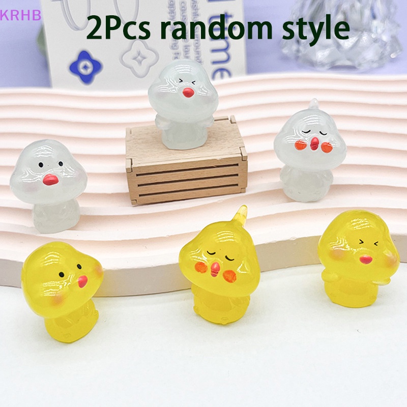 Tượng Gà Hoạt Hình Ba Chiều Bằng Nhựa Resin Màu Dạ Quang Dễ Thương Để Bàn Trang Trí Nhà Cửa / Xe Hơi Mới