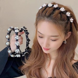 Băng đô cài tóc đính ngọc trai phong cách mới 2023