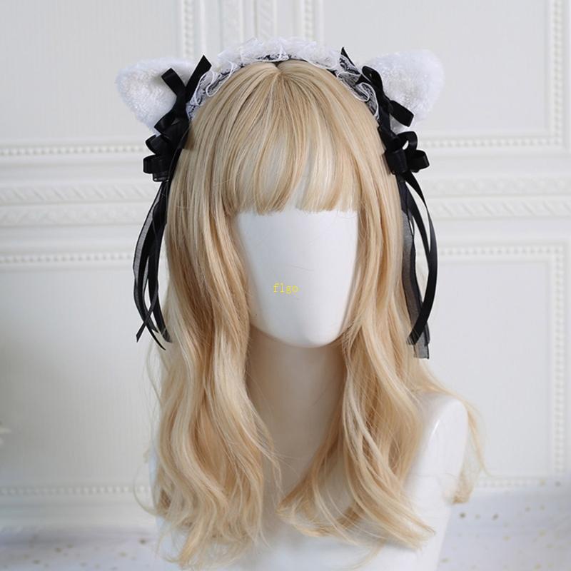 Flgo Băng Đô Ren Xếp Ly Trang Trí Sinh Nhật Cho Nữ