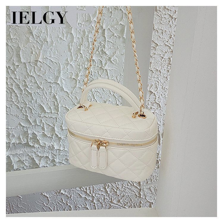 Túi Đeo Vai Đính Đá Phối Dây Xích Dễ Phối Đồ Thời Trang