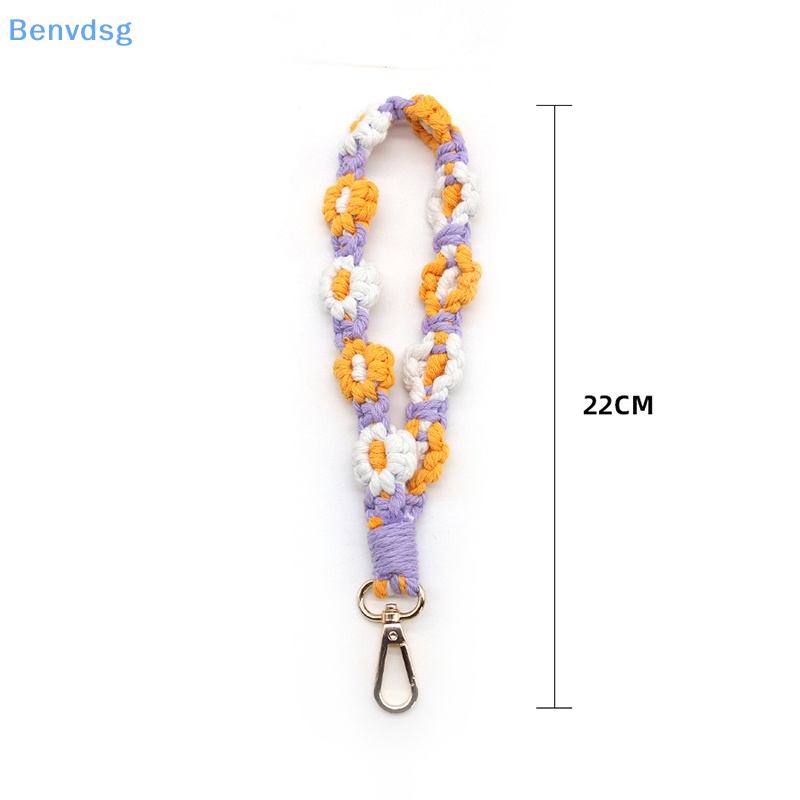 Benvdsg &gt; Vòng Đeo Tay / Móc Khóa / Chìa Khóa Họa Tiết Hoa Cúc Macrame Bohemian Sáng Tạo