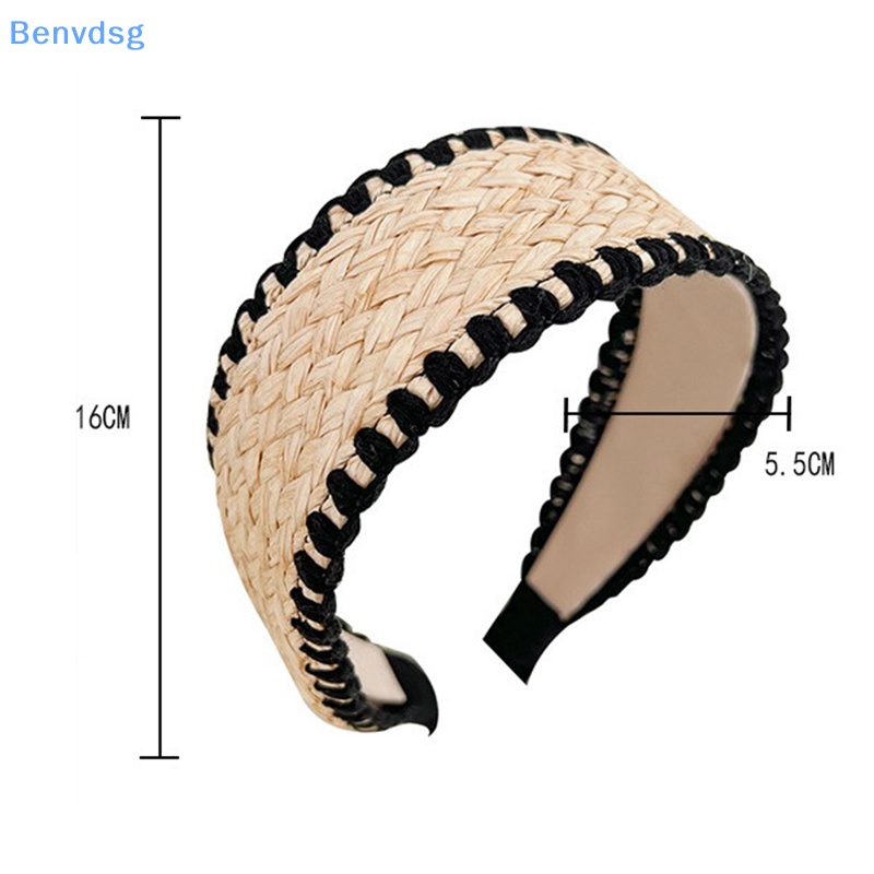 Băng Đô Rơm Đan Phong Cách Bohemian Thanh Lịch Dành Cho Nữ