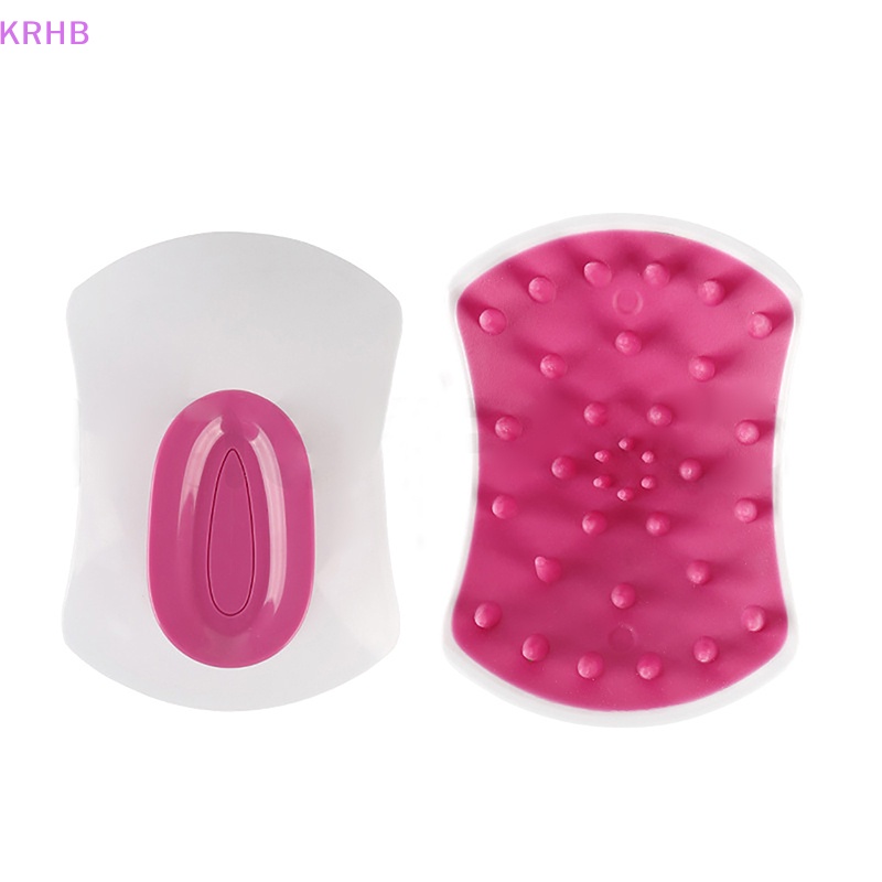 Lược Silicone Dùng Chải Tóc Mát Xa Da Đầu Tiện Dụng Mới