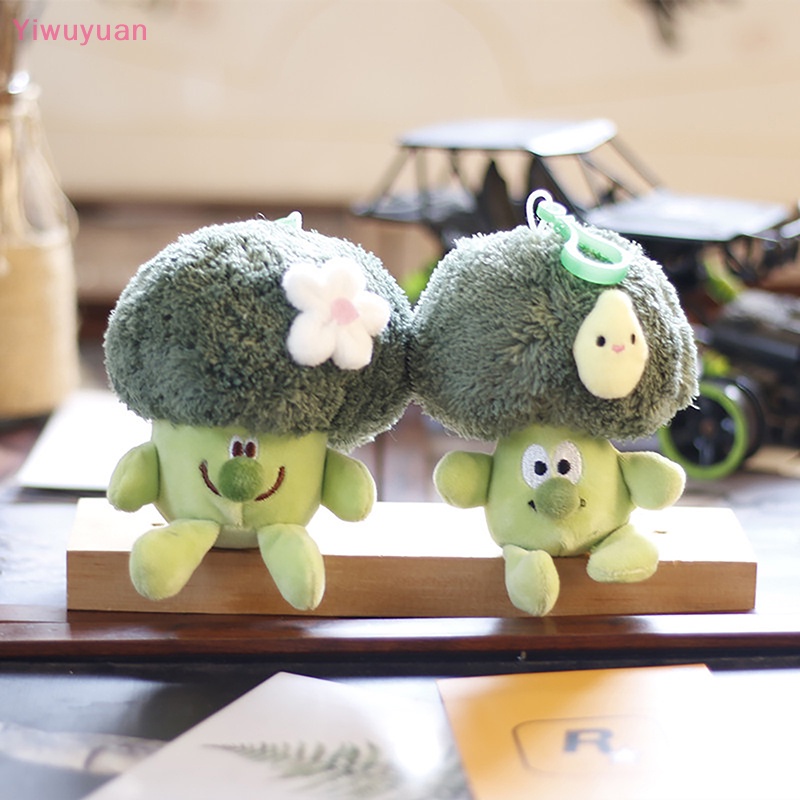 < Yiwuyuan > Đồ chơi nhồi bông Hình Rau Củ Broccoli Mềm Mại Dễ Thương Làm Quà Tặng Cho Bé Mới