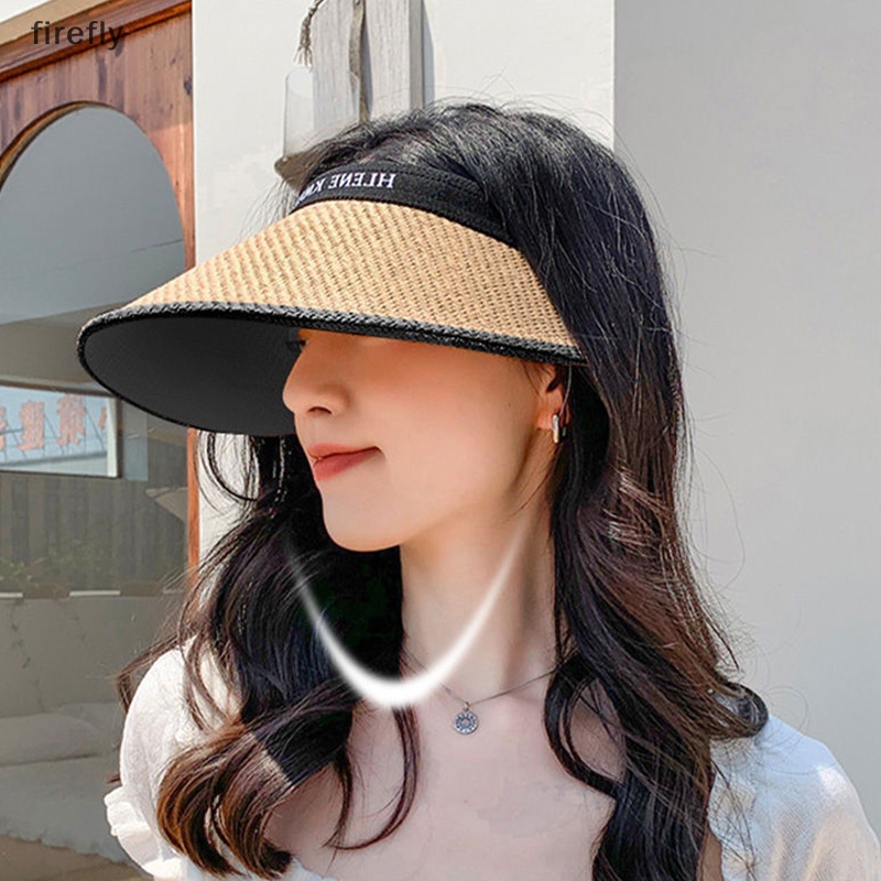1 Nón Cối Rộng Vành Chống Tia UV Thời Trang Đi Biển Mùa Hè Mới Cho Nữ