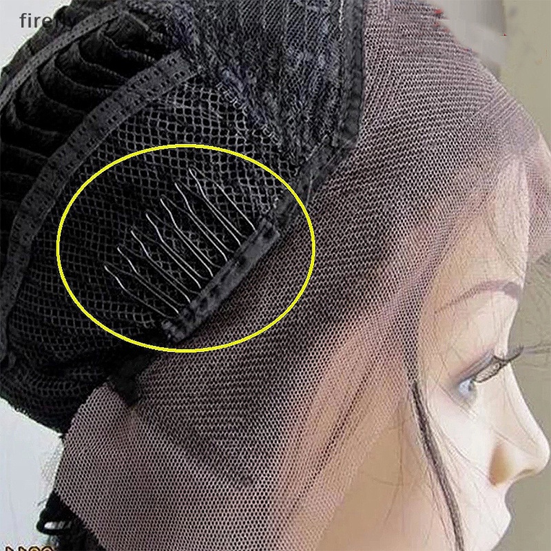 Set 10 Lược Kẹp Tóc Giả Bằng Kim Loại Tiện Dụng