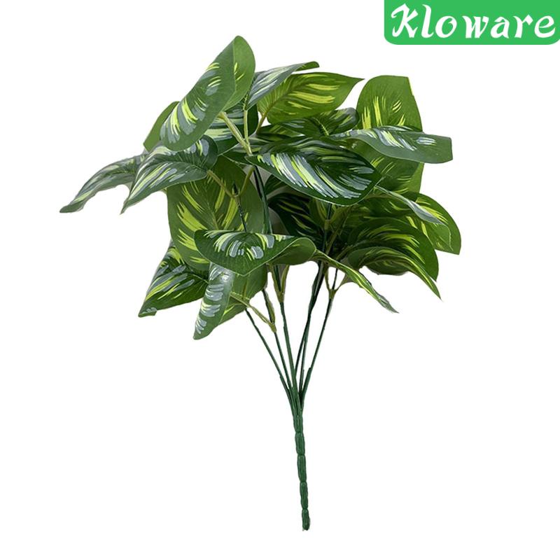 Cành Lá Xanh Giả Trang Trí Bàn Tiệc Cưới