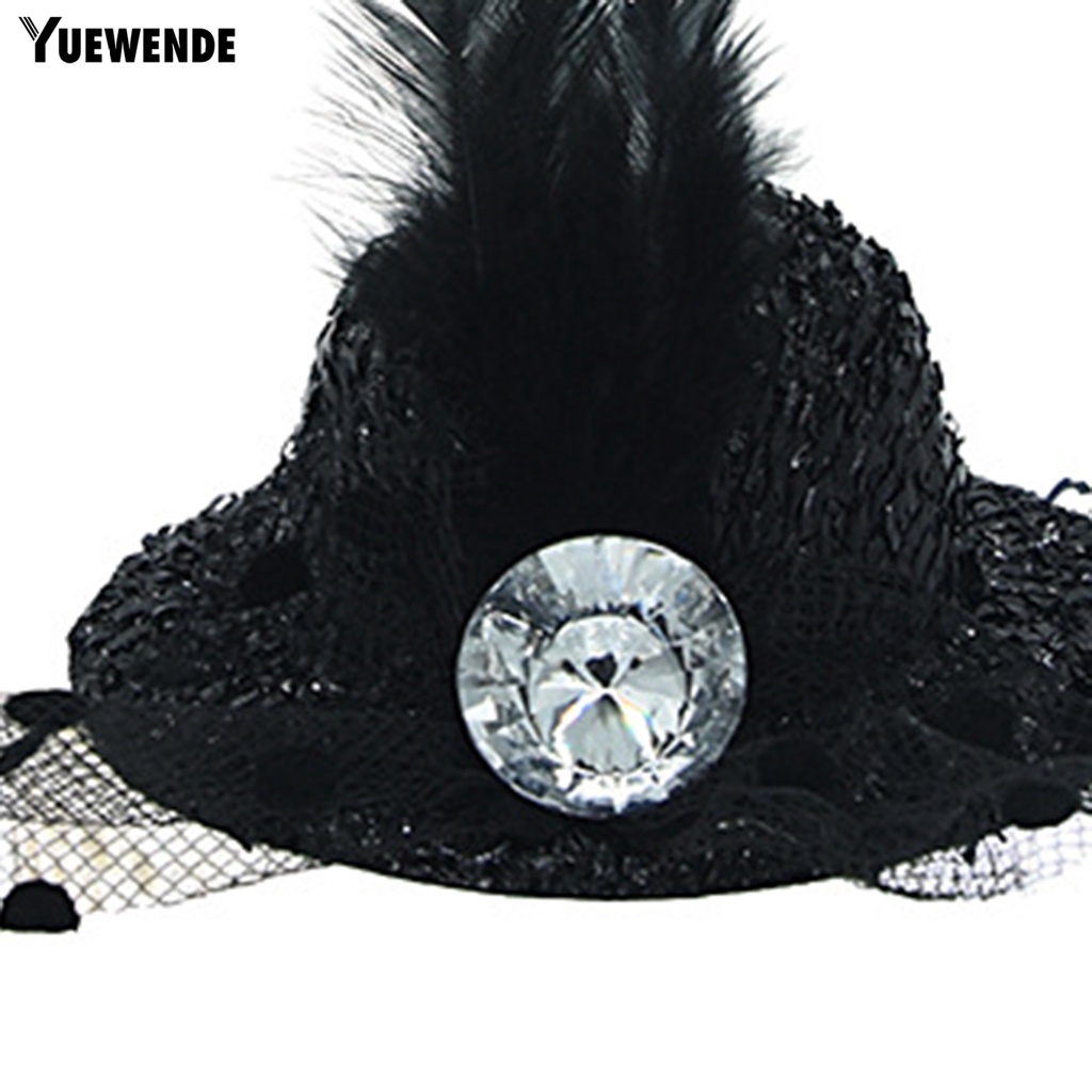 Yq.e 1 Set Mũ Lông Vũ Thắt Nơ Bằng Vải Nỉ Thân Thiện Với Da Không Gây Kích Ứng Dễ Sử Dụng Dành Cho Thú Cưng