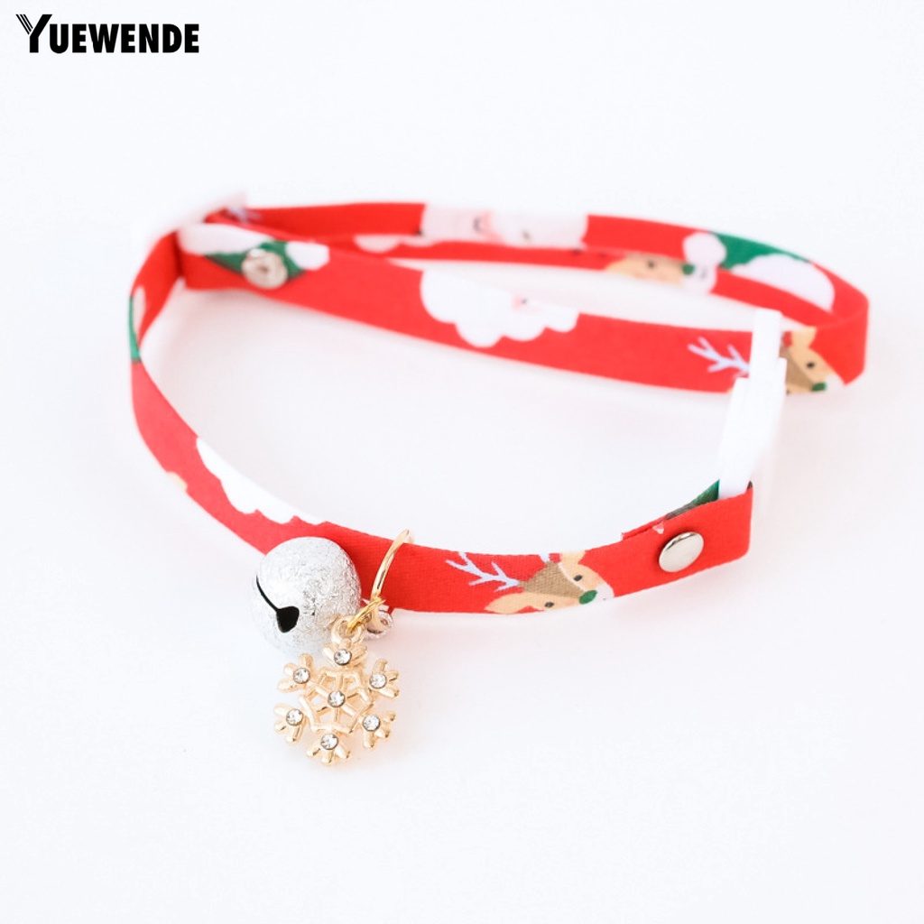 Vòng Đeo Cổ Bằng Polyester Chống Nước Chống Mài Mòn Chủ Đề Giáng Sinh Dành Cho Thú Cưng YQ.E