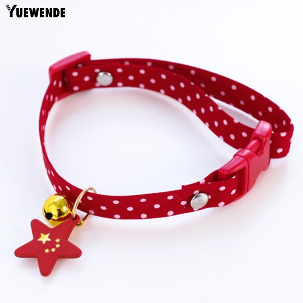 Yq.e Vòng Cổ Tròn Bằng Vải Bắt Mắt Chống Mài Mòn Dễ Mặc Hàng Ngày Cho Thú Cưng