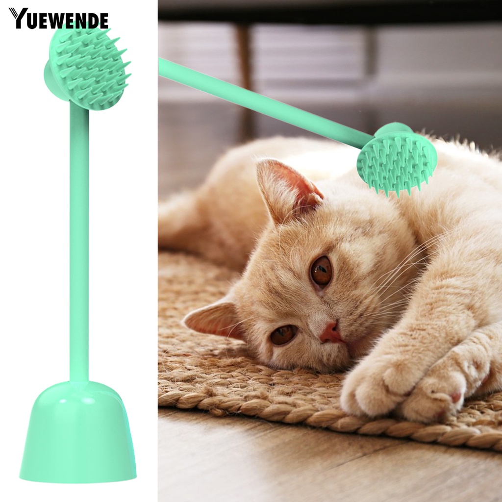 Bàn Chải Mát Xa Đầu Tròn Bằng Nhựa ABS Bền Thoải Mái Đa Năng Cho Mèo Cưng