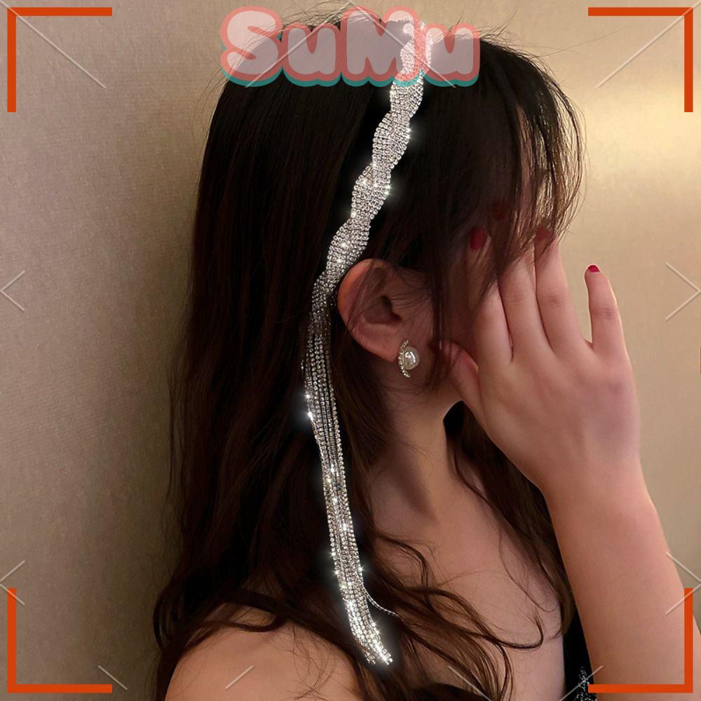 Kẹp Tóc Vải Nhung Thiết Kế Bất Đối Xứng Thời Trang Cho Nữ