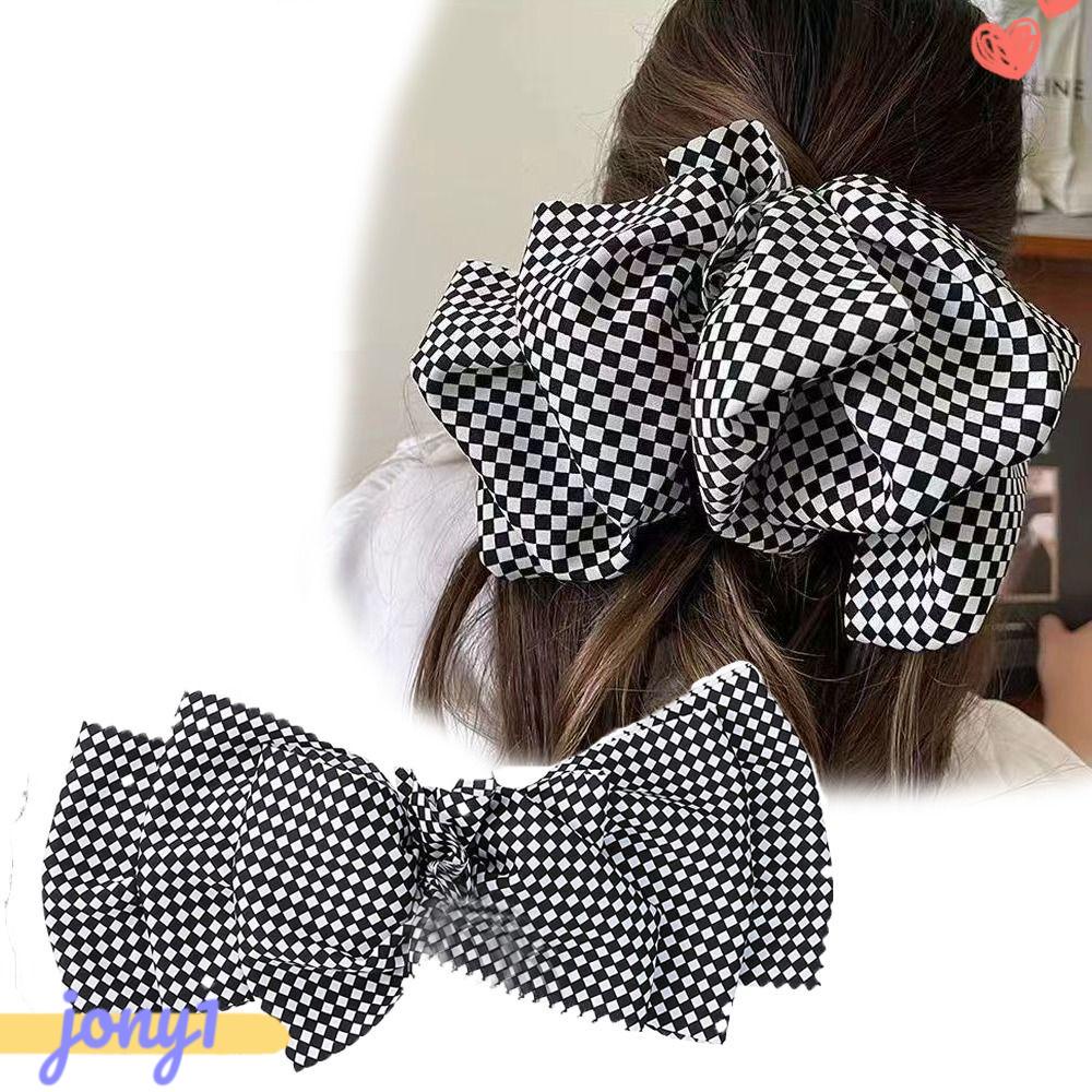 Kẹp Nơ Màu Đen Tạo Kiểu Tóc Thời Trang Cho Nữ