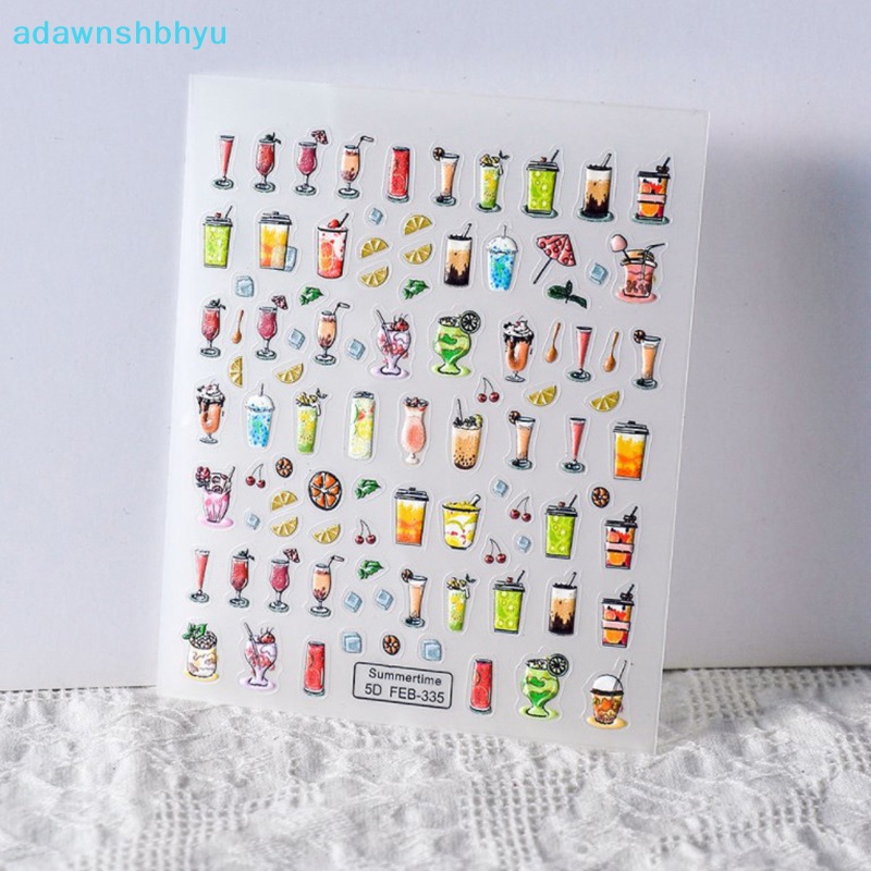 1 Tờ Miếng Dán Trang Trí Móng Tay Họa Tiết Hoa Phong Cách Bohemia