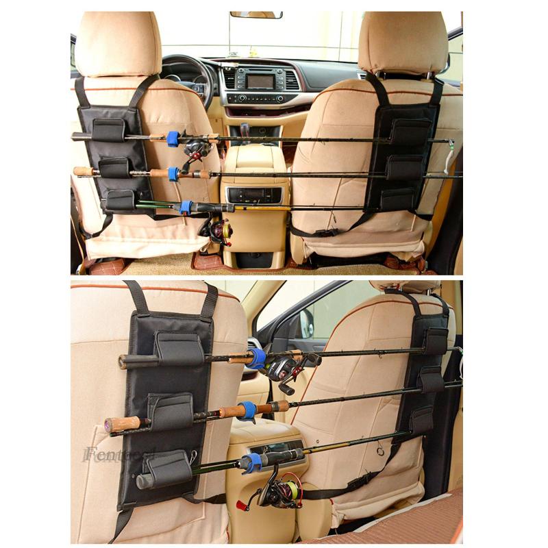 [Fenteer1] Set 2 Giá Đỡ Cần Câu Trong Xe Hơi Dễ Lắp Đặt