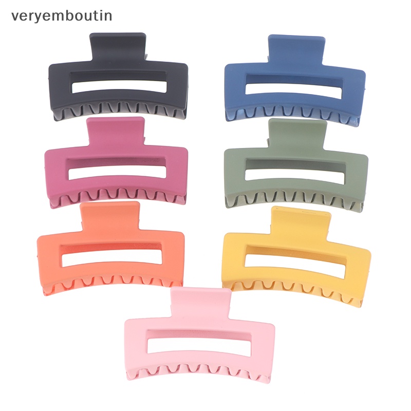 Kẹp Tóc Càng Cua Hình Vuông Đơn Giản 1 Cái Cho Nữ