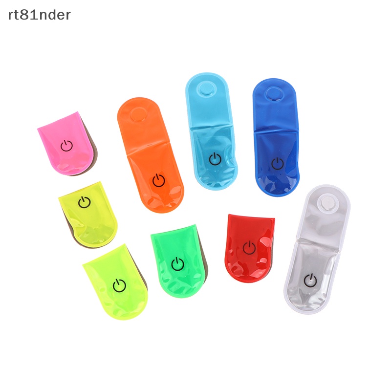 Rt Đèn LED Dạng Kẹp Từ Tính Phản Quang An Toàn Cho Hoạt Động Thể Thao Ngoài Trời