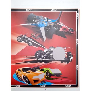 Mattel Hot Wheels Sticker Book Treasury