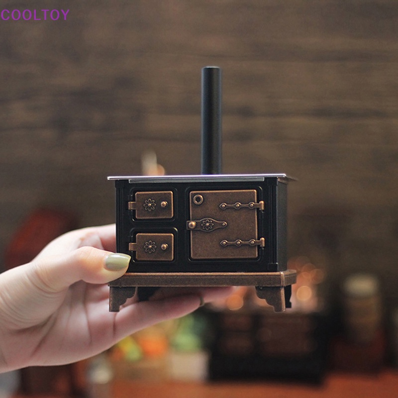 Mô Hình Bếp Lò Mini Tỷ Lệ 1: 12 Dùng Để Trang Trí Nhà Búp Bê