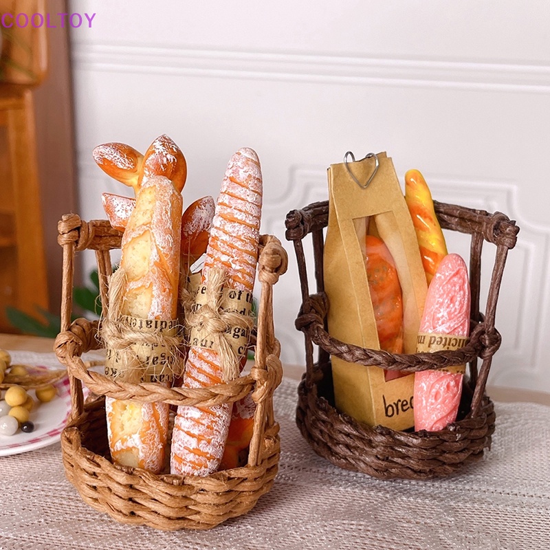 Giỏ Đựng Bánh Mì / Rau Củ Quả 1: 12 Độc Đáo Trang Trí Nhà Búp Bê