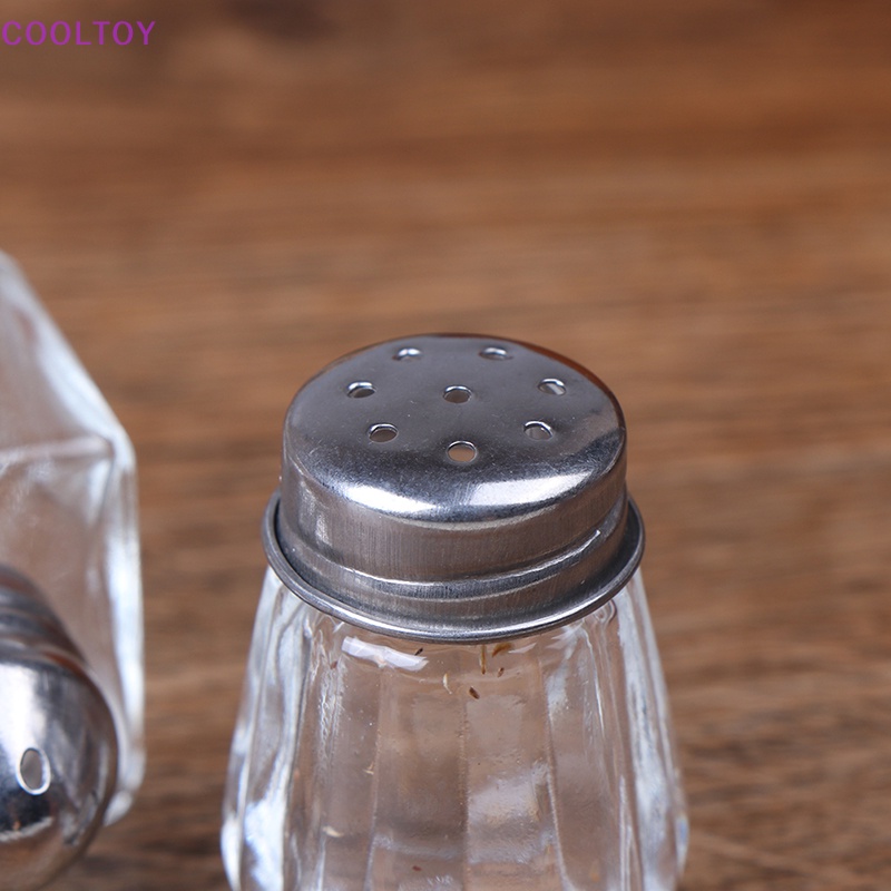 Set 2 Lọ Thủy Tinh Đựng Gia Vị Tỉ Lệ 1: 6 Cho Nhà Búp Bê