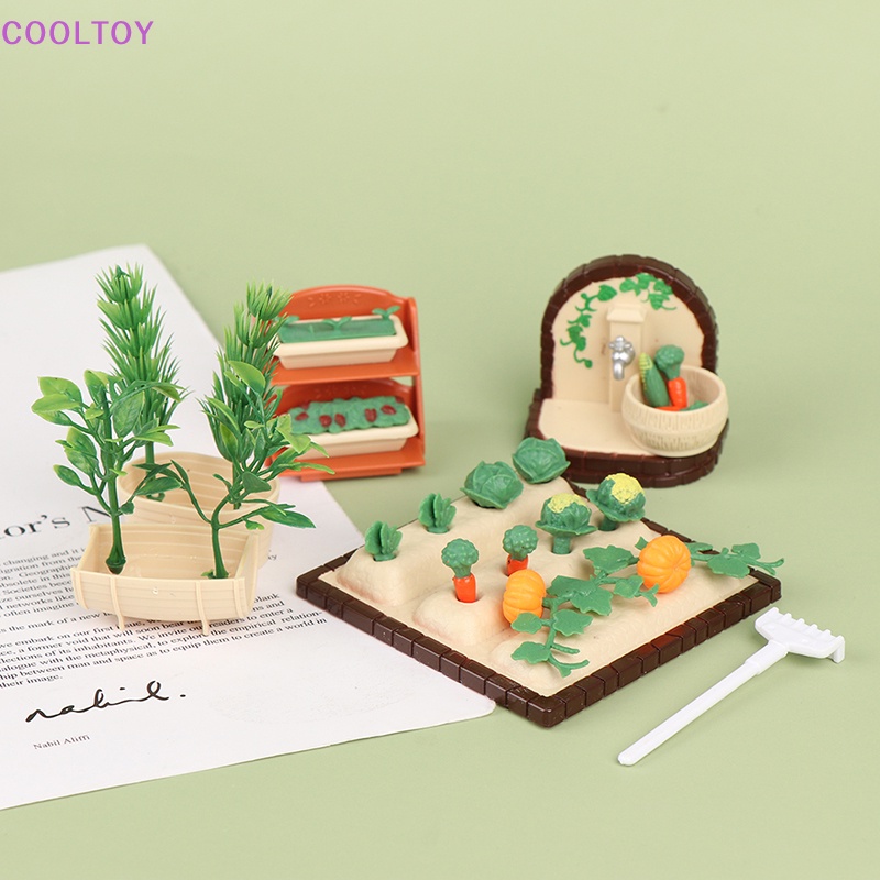 Cooltoy 1 Bộ Đồ Chơi Nhà Búp Bê Mini Khu Vườn Sinh Nhật Gia Đình / Khu Rừng / Bình Nước