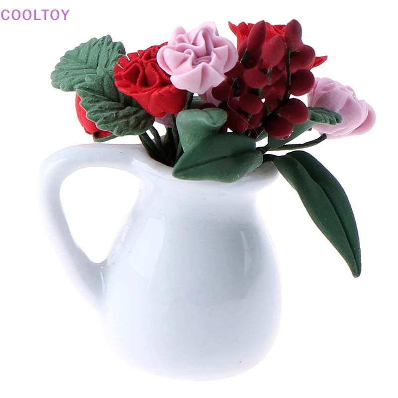 Mô Hình Chậu Hoa Trang Trí Nhà Búp Bê Tỉ Lệ 1: 12