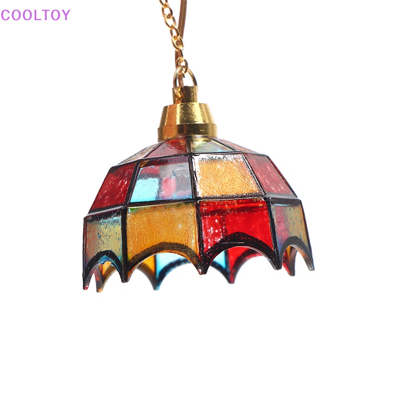 Cooltoy Mô Hình Đèn Chùm Mini Tỉ Lệ 1: 12 Trang Trí Nhà Búp Bê