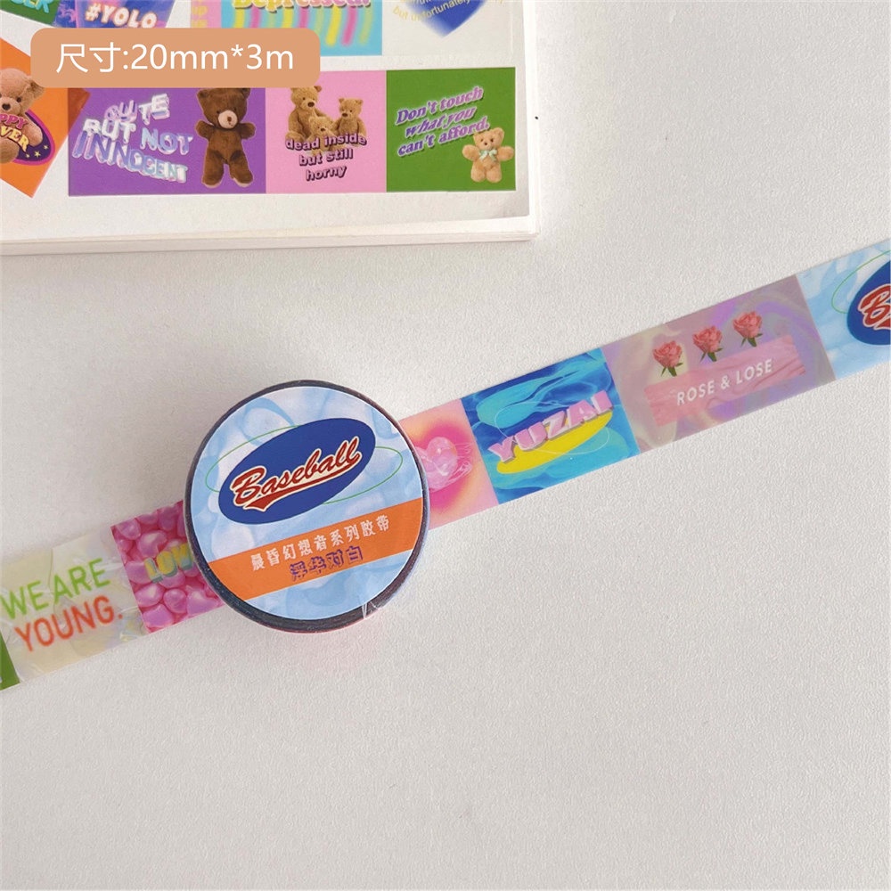 Sticker Dán Trang Trí Sổ Tay DIY Xinh Xắn Thời Trang Theo Phong Cách Mỹ