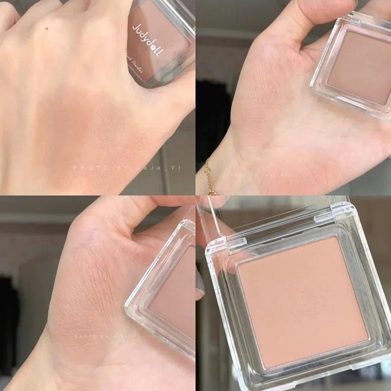 Judydoll Blush Judydoll Single Color Highlight Contour Trang điểm tự nhiên Đi kèm với cọ má hồng