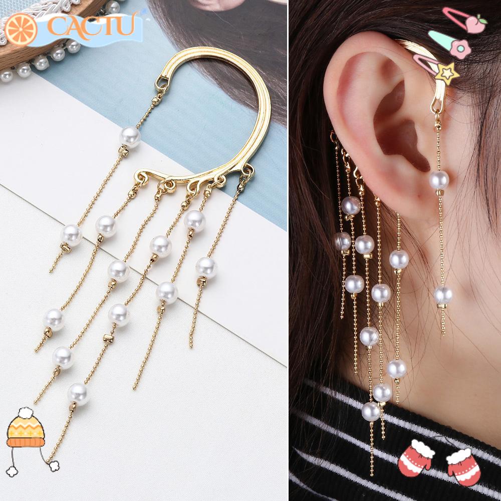 Bông Tai Thả Dây Đính Đá Lấp Lánh|Bông Tai Tua Rua Cổ Điển