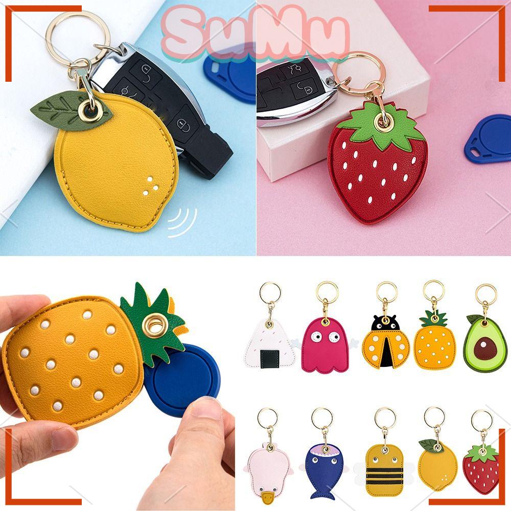 Bao Da Bảo Vệ Có Ngăn Đựng Thẻ Họa Tiết Hoạt Hình Cho Airtag