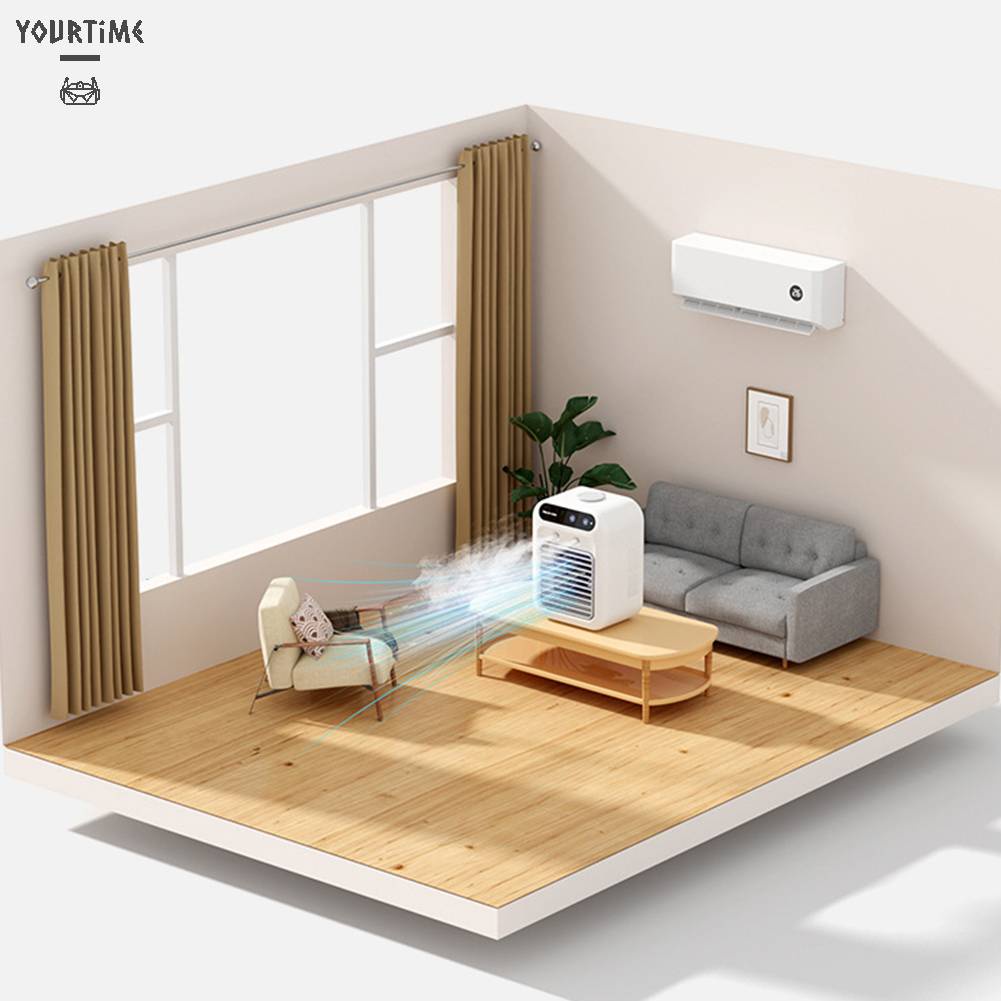 Quạt Làm Mát Để Bàn 2 Tốc Độ Tùy Chỉnh Nhỏ Gọn Tiện Dụng Cho Gia Đình