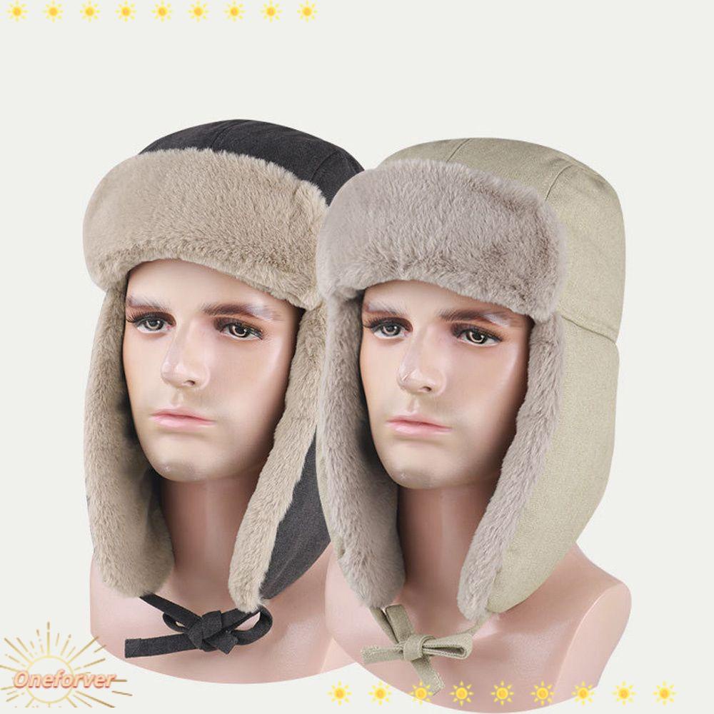 Mũ Trùm Đầu Che Tai Giữ Ấm Chống Gió Bằng Lông Nhân Tạo Thời Trang Mùa Đông